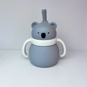 Cute Animal Silicone Training Cup with Straw and Double Handles - TBD1180419.jpg