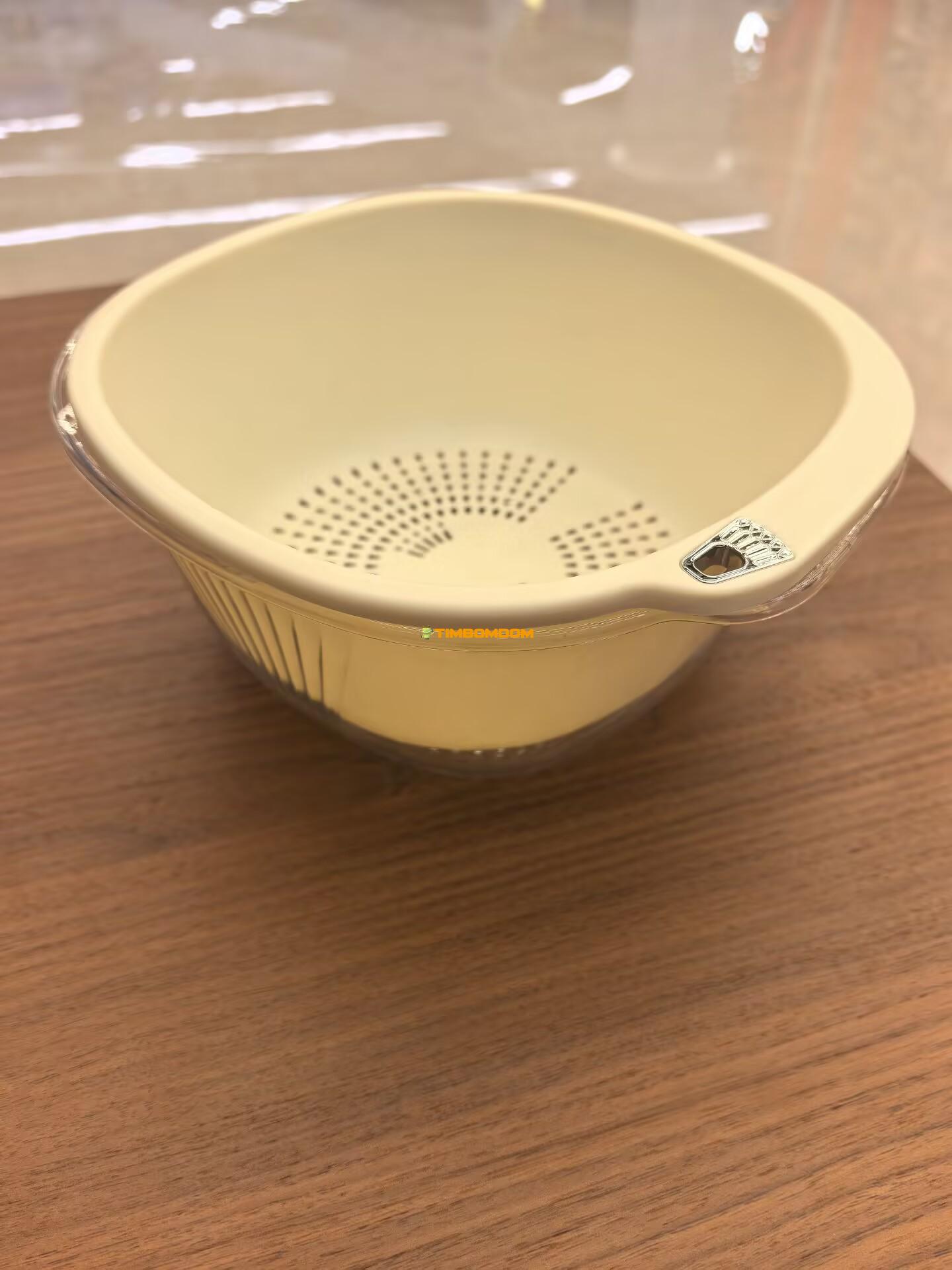 Double-Layer Drain Basket with Inner Colander