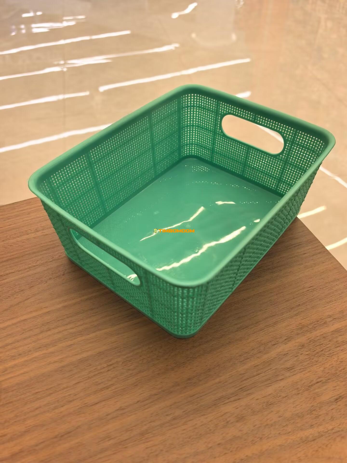 Plastic Storage Basket with Handles Plastic Storage Basket with Handles - TBD1180590.jpg