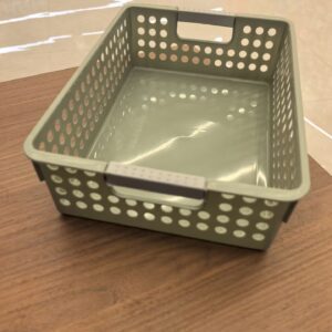 Plastic Perforated Storage Basket with Handles - TBD1180594.jpg