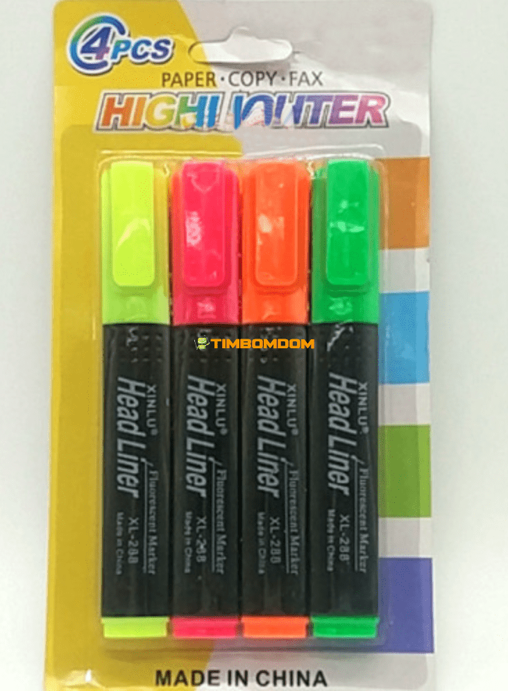 Highlighter 4pcs Highlighter 4pcs - TBD1182470.png