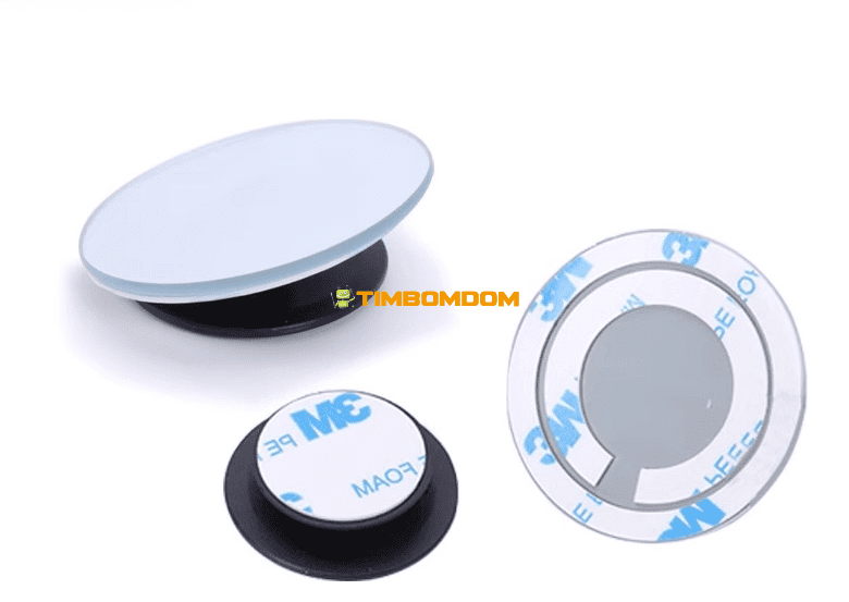 Car Supplies Adjustable Small Round Mirror Blind Spot Mirror Auxiliary Mirror