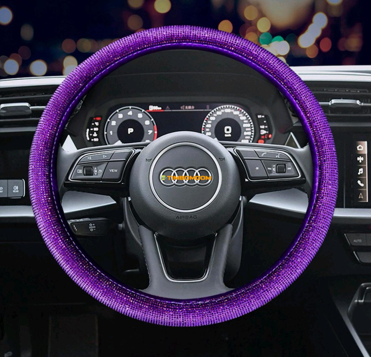 Car Supplies Steering Wheel Cover Diamond Elastic Universal Four Seasons Car Supplies Steering Wheel Cover Diamond Elastic Universal Four Seasons - TBD1182859.jpg