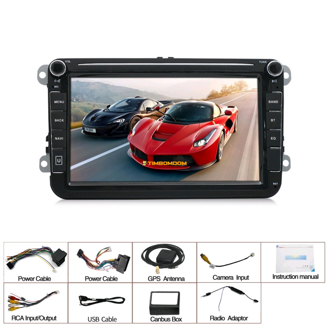 VW 8 Inch Android Universal Machine Navigation