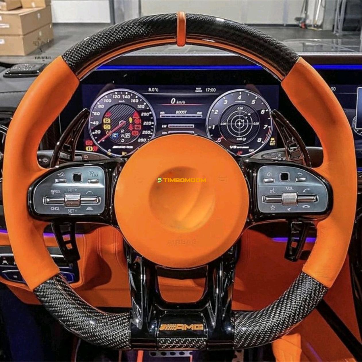 Mercedes Benz C/A/E Class AMG Carbon Fiber Steering Wheel Mercedes Benz C/A/E Class AMG Carbon Fiber Steering Wheel - TBD1183056.jpg