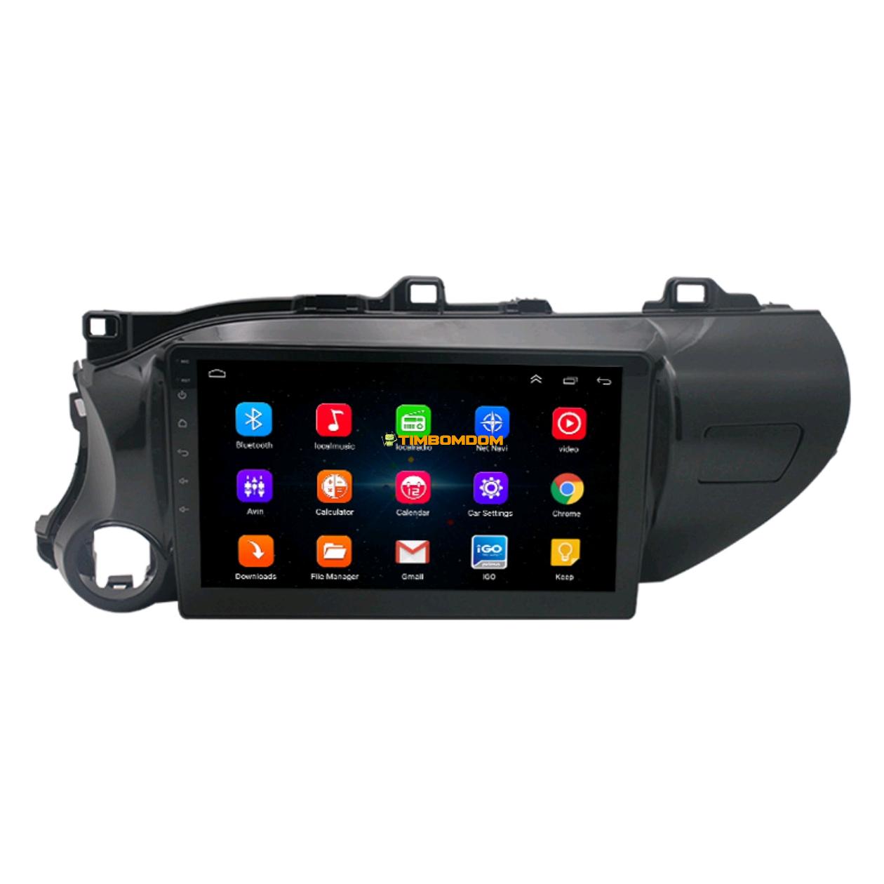 Toyota Hilux Left Hand Drive Android Car Navigation