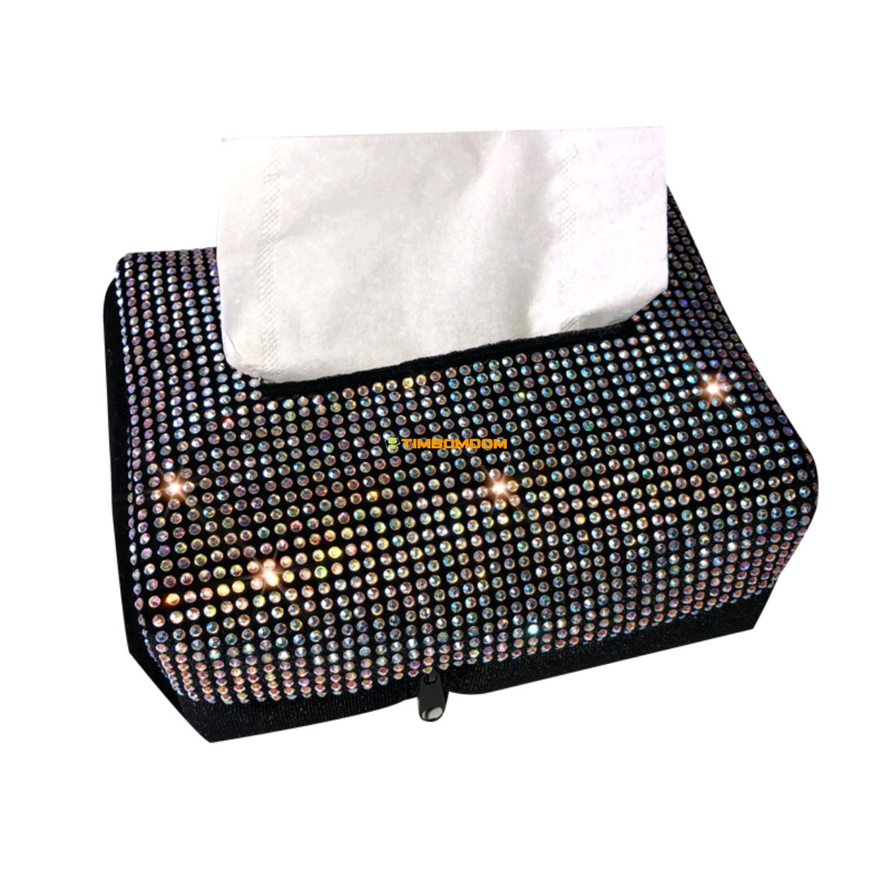 Diamond Car Hanging Tissue Box Diamond Car Hanging Tissue Box - TBD1183389.jpg