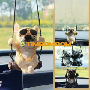 Bulldog Car Pendant Rearview Mirror Car Hanging Ornament Pendant  - TBD1183417.jpg