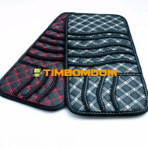 Car High End Red Wine Sun Visor CD Clip Wave Pattern  - TBD1183435.jpg