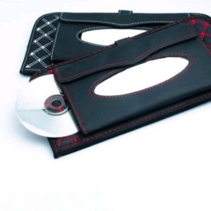 Car Supplies Interior CD Clip Double Layer Sun Visor Cover Tissue Bag  - TBD1183484.jpg