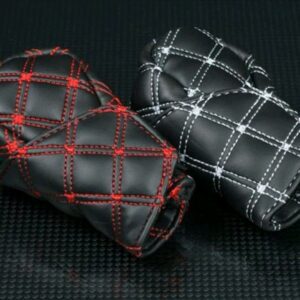 Car Red Wine Gear Shift Cover Handbrake Cover Set Handle  - TBD1183624.jpg