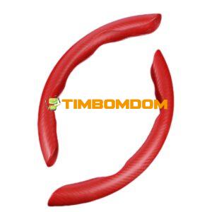 Car Steering Wheel Cover Carbon Fiber Pattern Men's Sport  - TBD1183657.jpg