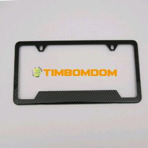 Car Supplies Carbon Fiber License Plate Frame Texture Black - TBD1183695.jpg