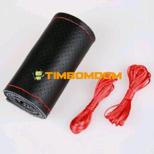 Car Genuine Leather Hand-Sewn Steering Wheel Cover Four Seasons Universal Non-Slip  - TBD1183769.jpg