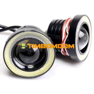 Car LED Lens Fog Light COB Daytime Running Light RGB Colorful Remote Control  - TBD1183831.jpg