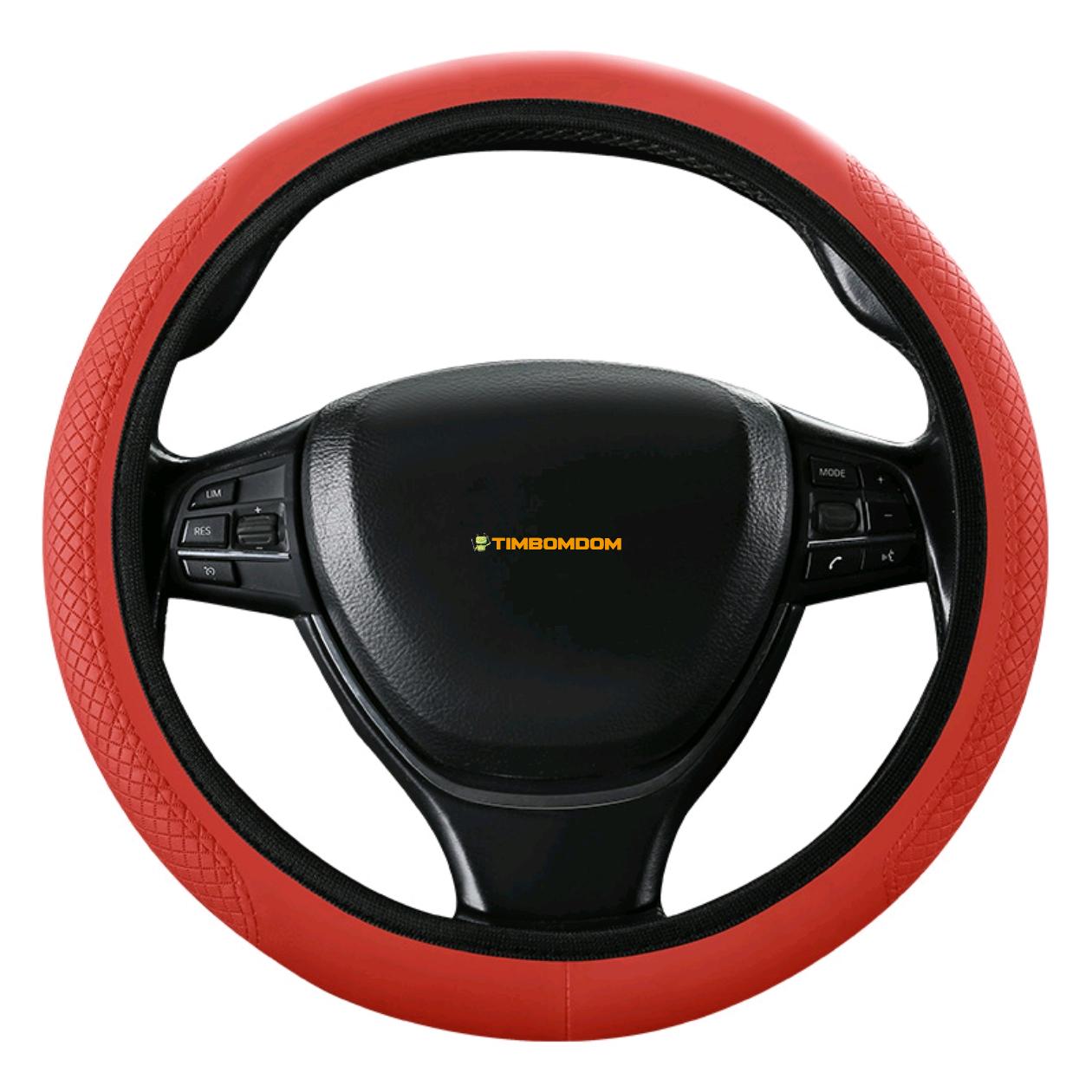 Car Steering Wheel Cover No Inner Ring Plaid Leather Handle Cover Elastic Car Steering Wheel Cover No Inner Ring Plaid Leather Handle Cover Elastic - TBD1183847.jpg