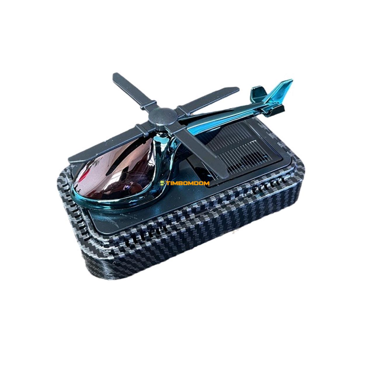 Solar Rotating Sightseeing Helicopter Aroma Diffuser Car Perfume