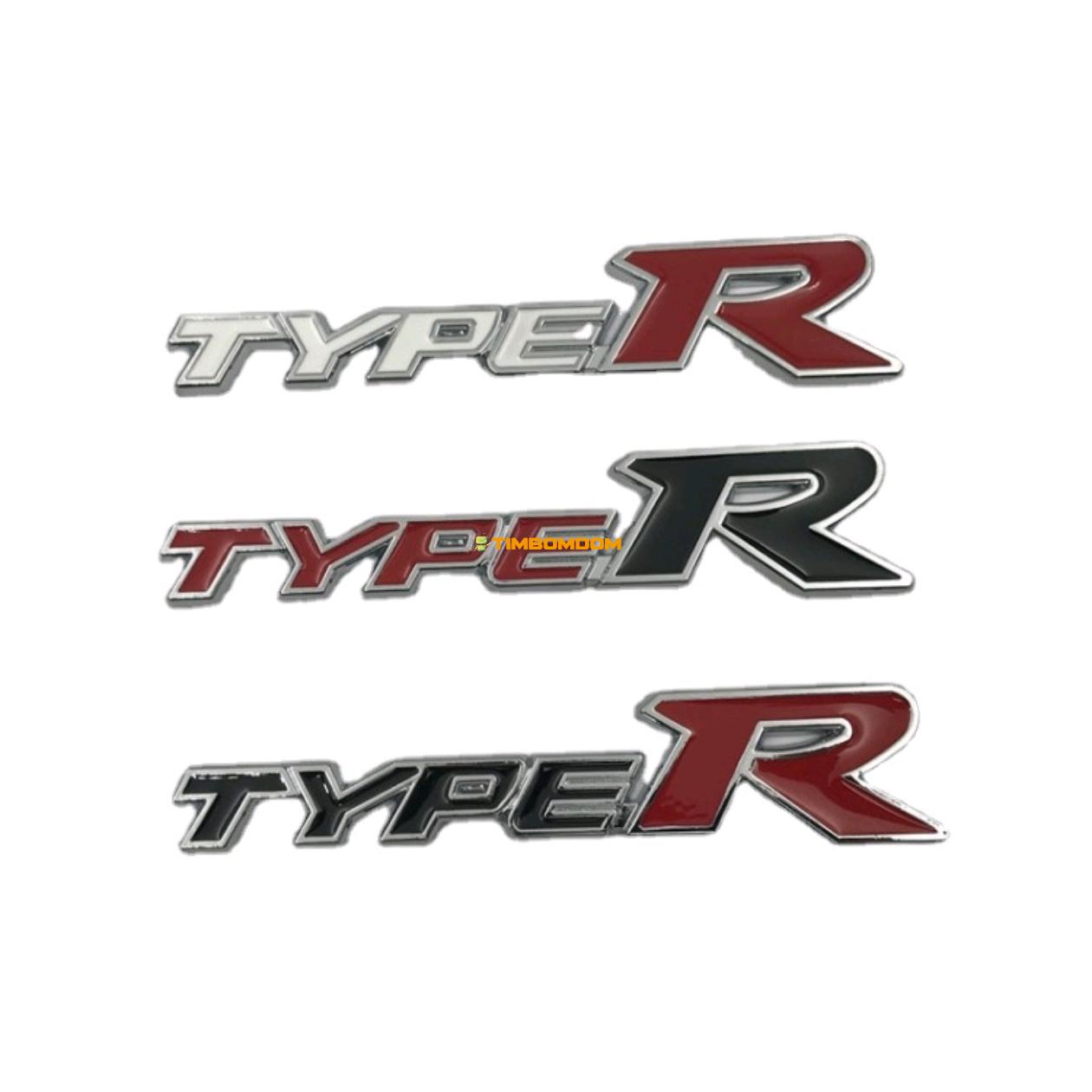 TYPER Car Sticker Applicable to Honda Metal Special Car Logo