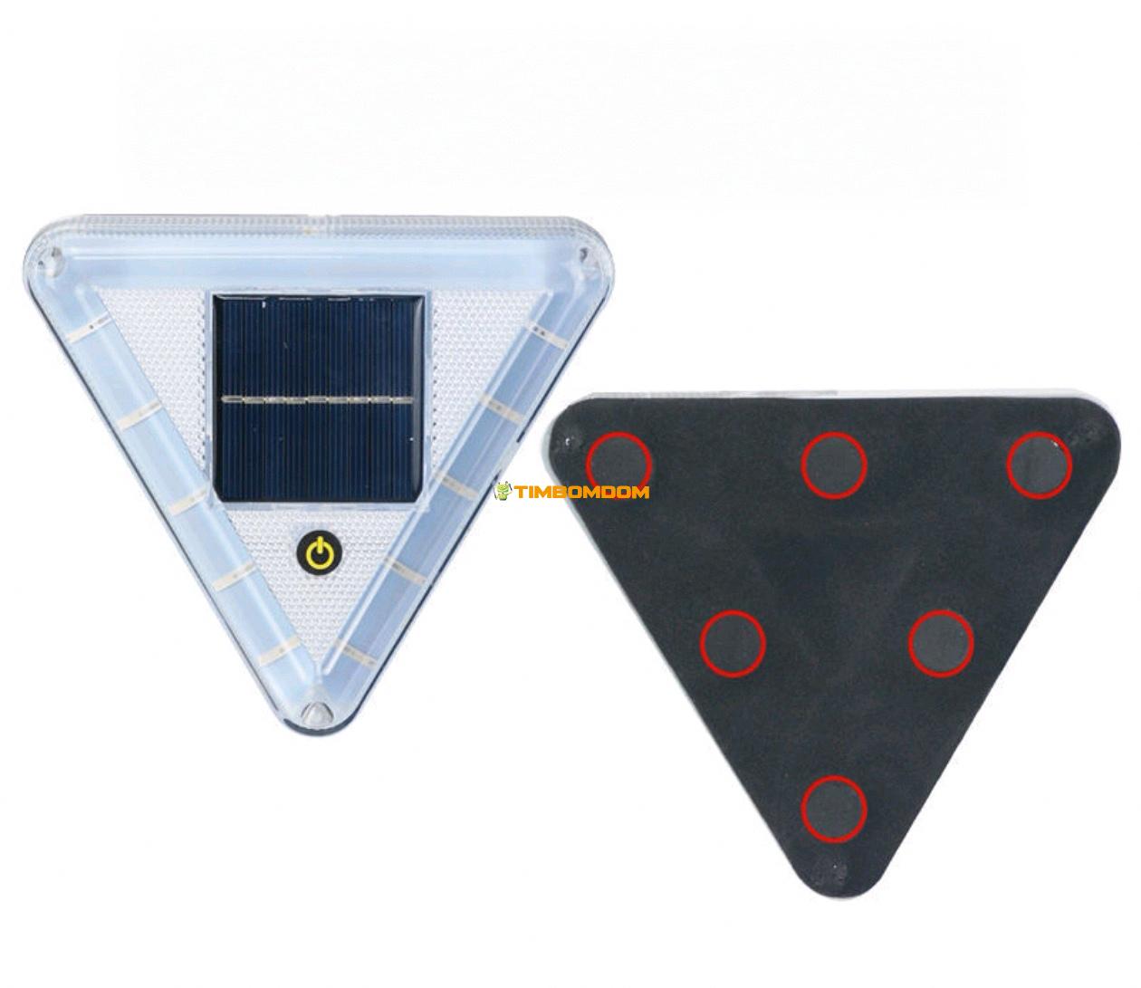 Touch Type Car Solar Strobe Light Anti-Tail Warning Side Light