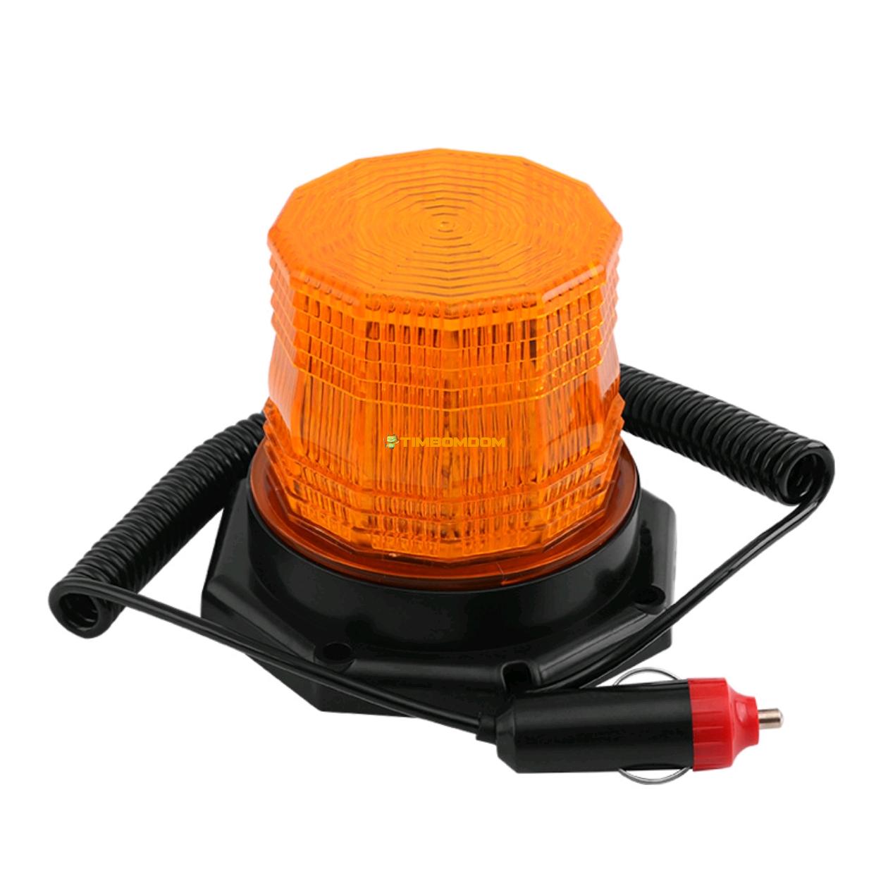 Solar Rotating Warning Light Strong Magnetic