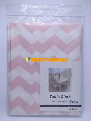 Wave Pattern Tablecloth / Scalloped Edge Tablecloth