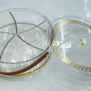 Transparent storage box with dividers and handle  - TBD1185488.png