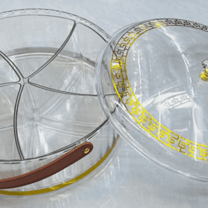 Transparent storage box with dividers and handle  - TBD1185490.png