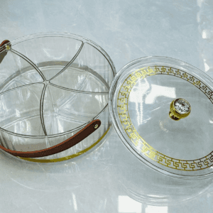 Transparent storage box with dividers and handle  - TBD1185492.png