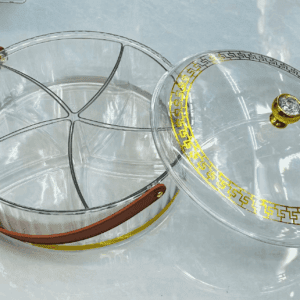 Transparent storage box with dividers and handle - TBD1185494.png