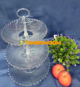 Three-tiered fruit plate with a stand Three-tiered fruit plate with a stand - TBD1185604.jpeg