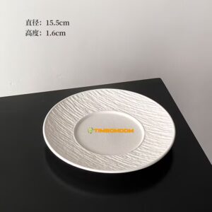 White Stone texture Ceramic Saucer  - TBD1186113.jpg
