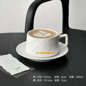 White Stone texture Coffee Cup & Saucer  - TBD1186129.jpg