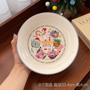 Cartoon Animal Pasta Plate  - TBD1186163.jpg