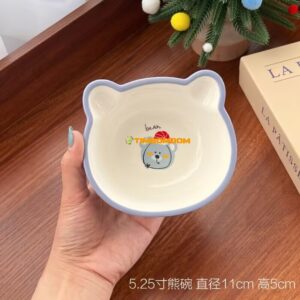 Bear Face Ceramic Snack Bowl  Small  - TBD1186170.jpg