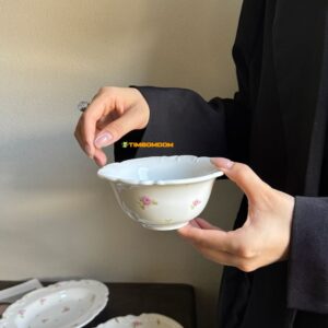 Flower Ceramic Bowl 13*5cm  - TBD1186191.jpg