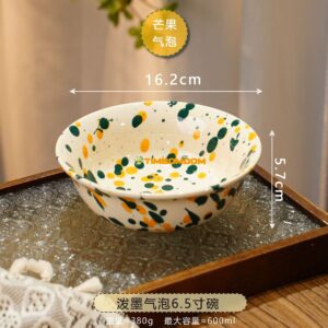 Painted ceramic plate 6.5Inch 16.2*5.7cm  - TBD1186207.jpg