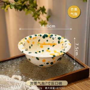 Painted ceramic plate 7Inch 18.3*7.5cm  - TBD1186208.jpg