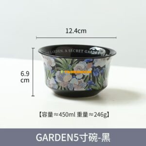 Painted ceramic  Bowl 5Inch 12.4*6.9cm  - TBD1186212.jpg