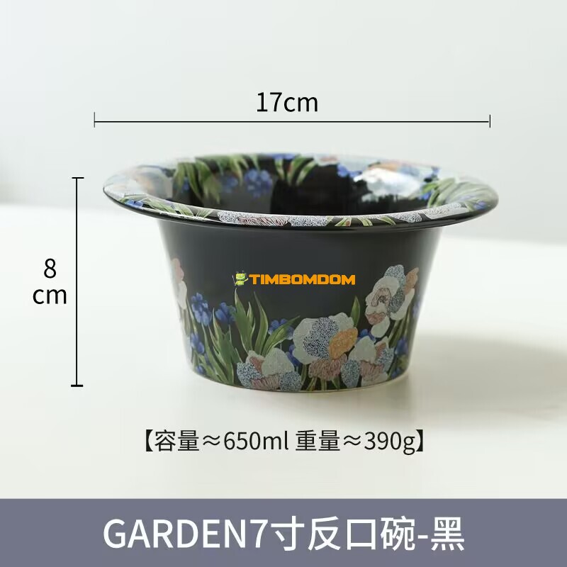 Painted ceramic Deep Bowl 7Inch 17*8cm Painted ceramic Deep Bowl 7Inch 17*8cm - TBD1186214.jpg