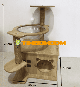 Cat Condo with Scratching Area - TBD1186372.png