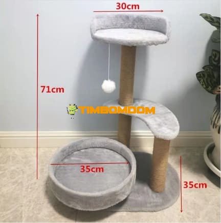 Cat Tree with Dual Platforms & Hammock - TBD1186401.jpeg
