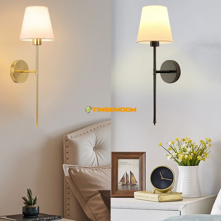 American Fabric Bedroom Bedside Cordless Rechargeable Wall Lamp Nordic Modern Homestay - TBD1186616.jpg