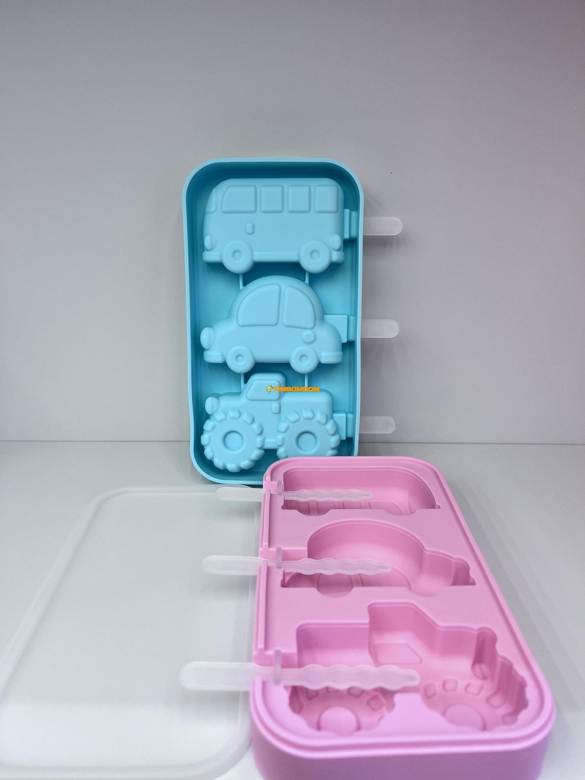 Silicone Car-Shaped Ice Cream Mold Silicone Car-Shaped Ice Cream Mold