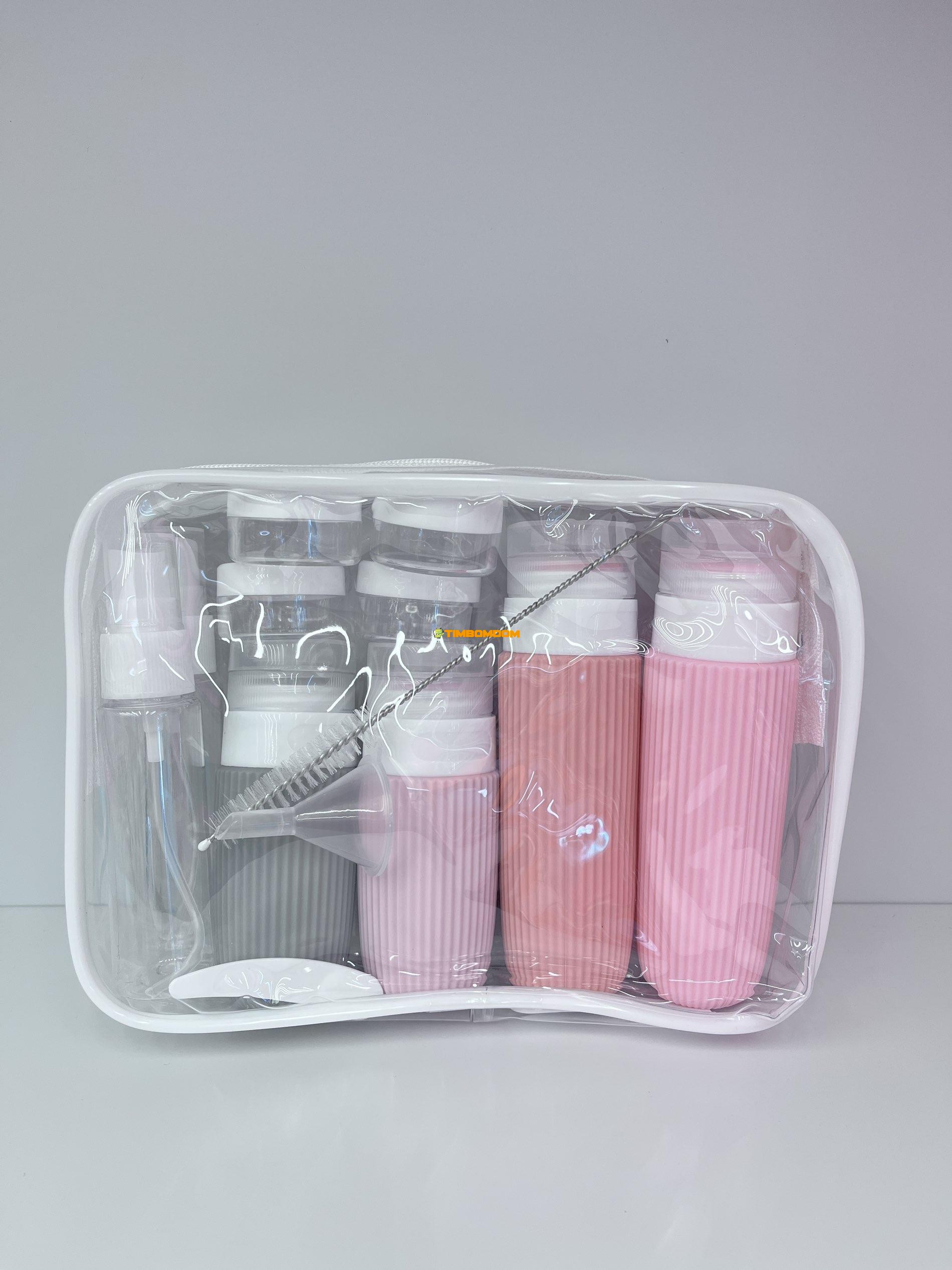 Silicone Refillable Travel Bottle Set with Accessories Silicone Refillable Travel Bottle Set with Accessories