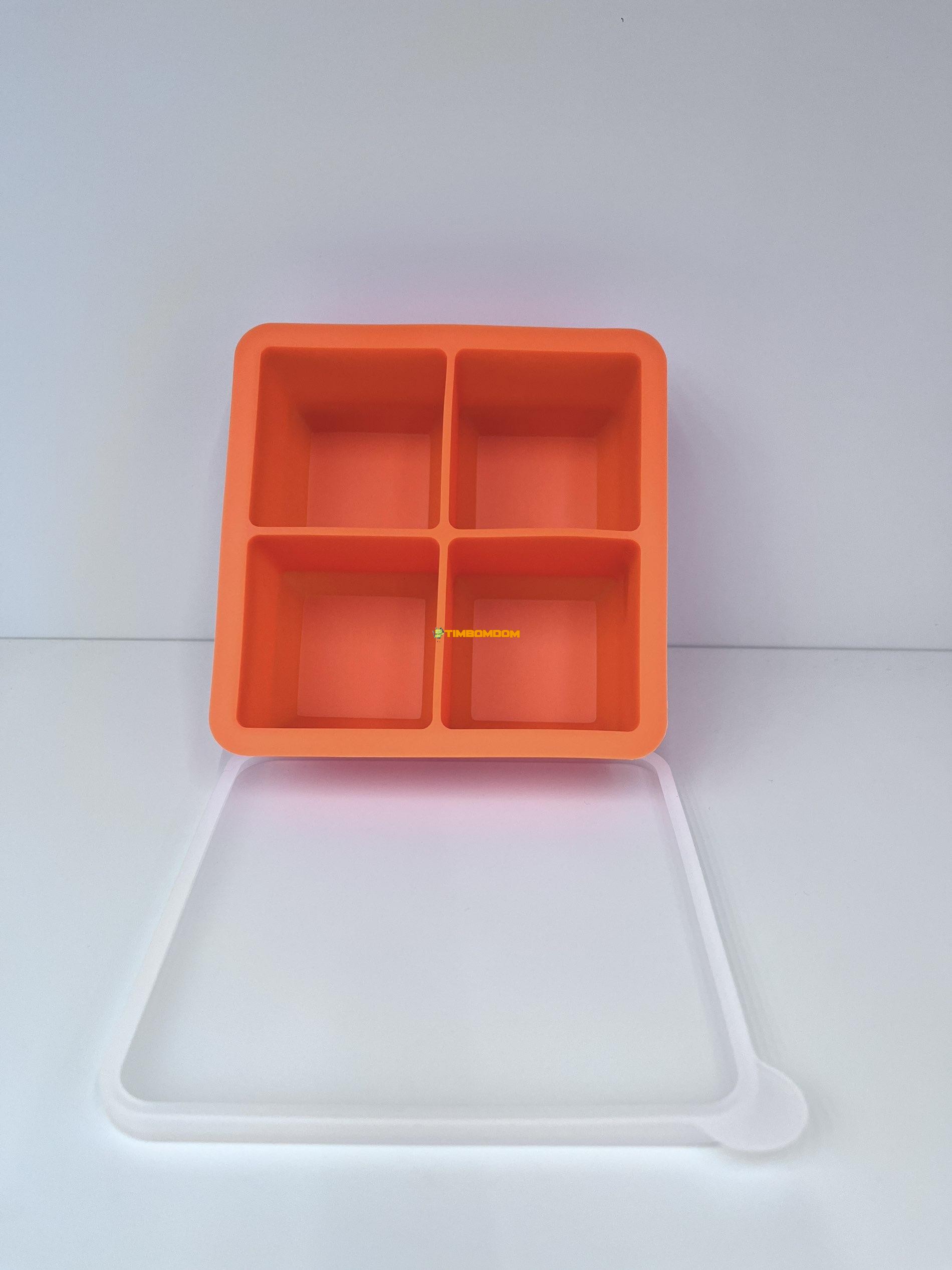 Silicone Large Ice Cube Mold 4Grid Silicone Large Ice Cube Mold 4Grid