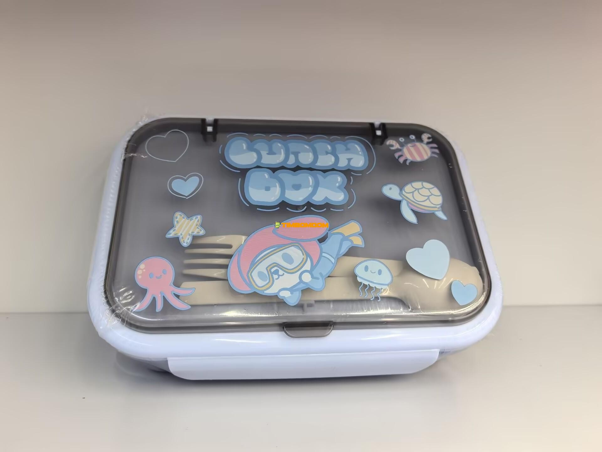 Cartoon Divided Lunch Box Cartoon Divided Lunch Box