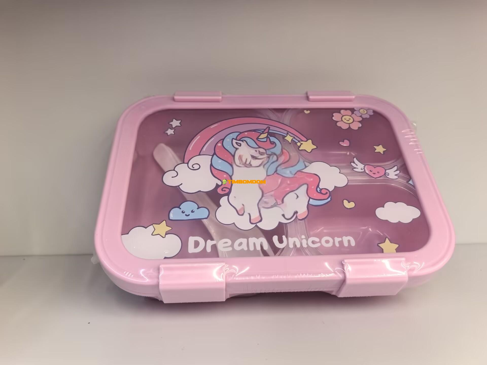 3-Compartment Sealed Cartoon Lunch Box 3-Compartment Sealed Cartoon Lunch Box