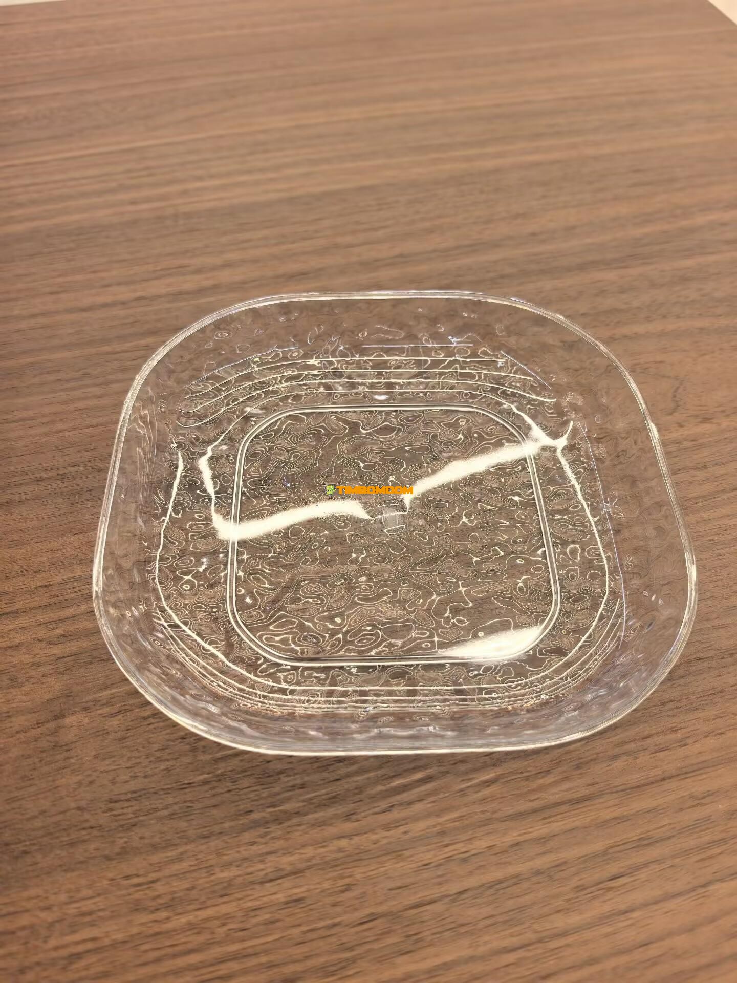 Clear Square Embossed Tray Clear Square Embossed Tray