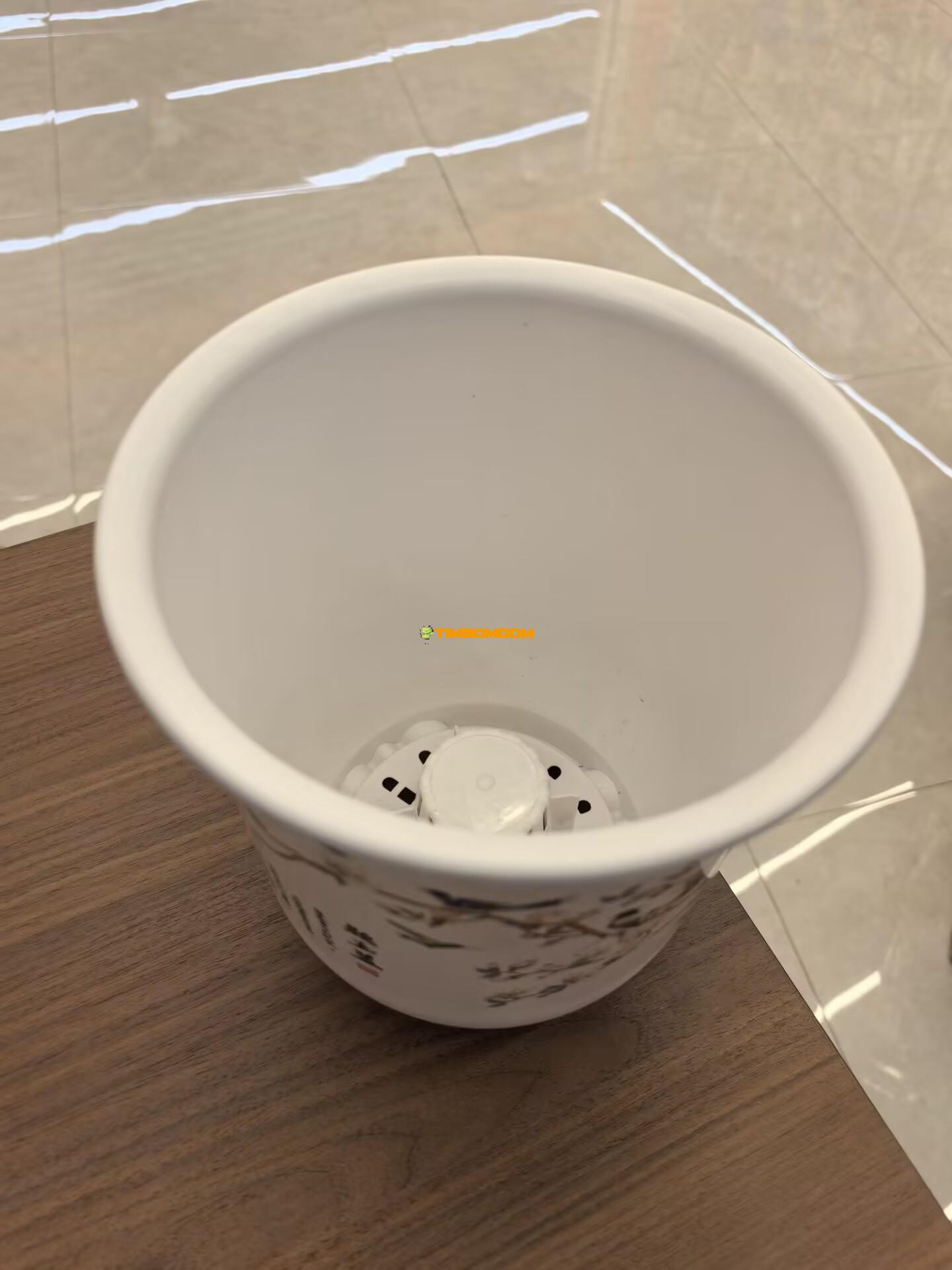 Printed Plastic Flower Pot Printed Plastic Flower Pot