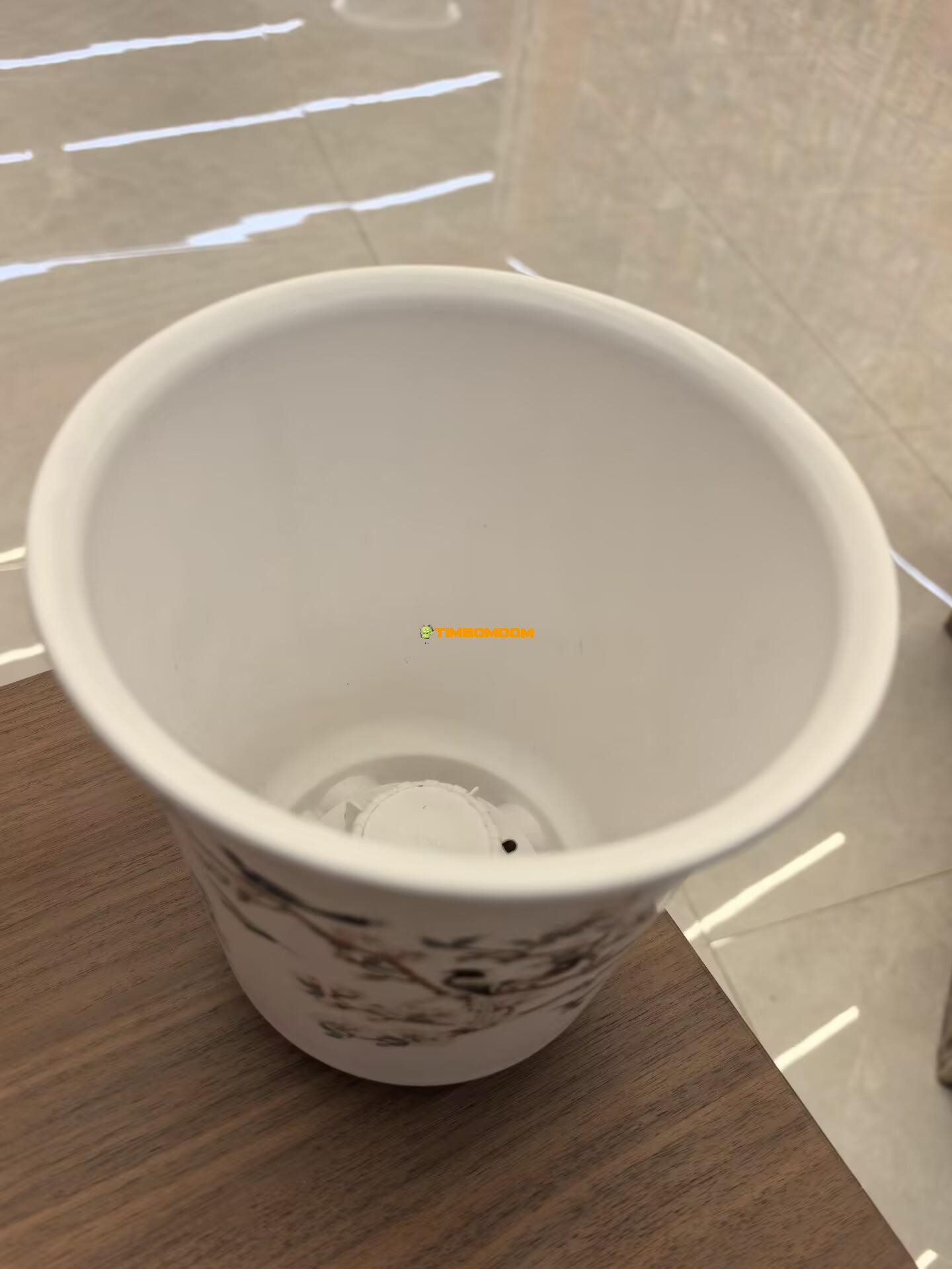 Printed Plastic Flower Pot Printed Plastic Flower Pot